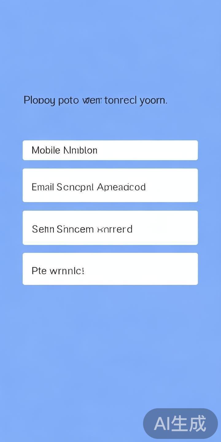 输入手机号、邮箱、设置登录密码。平台会提示填写验证